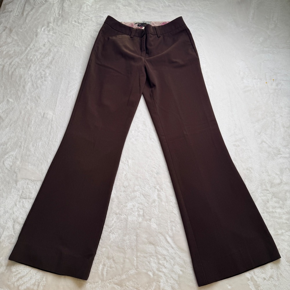 Vintage Star City Charlotte Brown Flare Leg Dress Pants Y2K Mid Rise Size 3